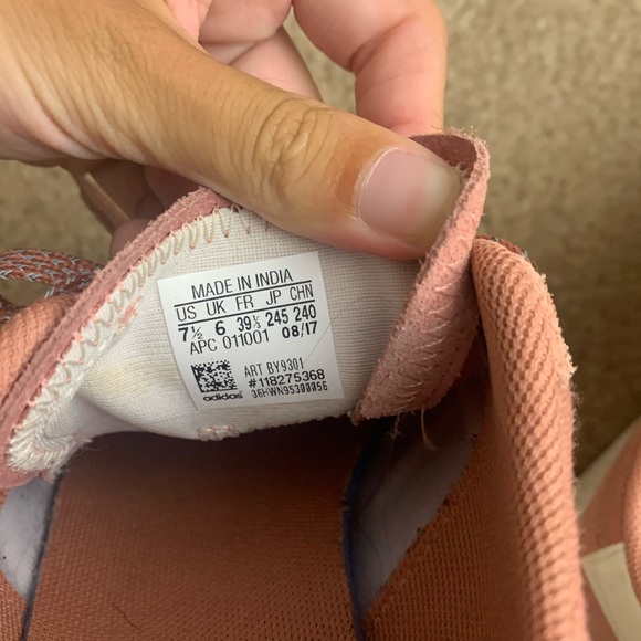 Adidas mauve pink athletic sneakers - Picture 4 of 5